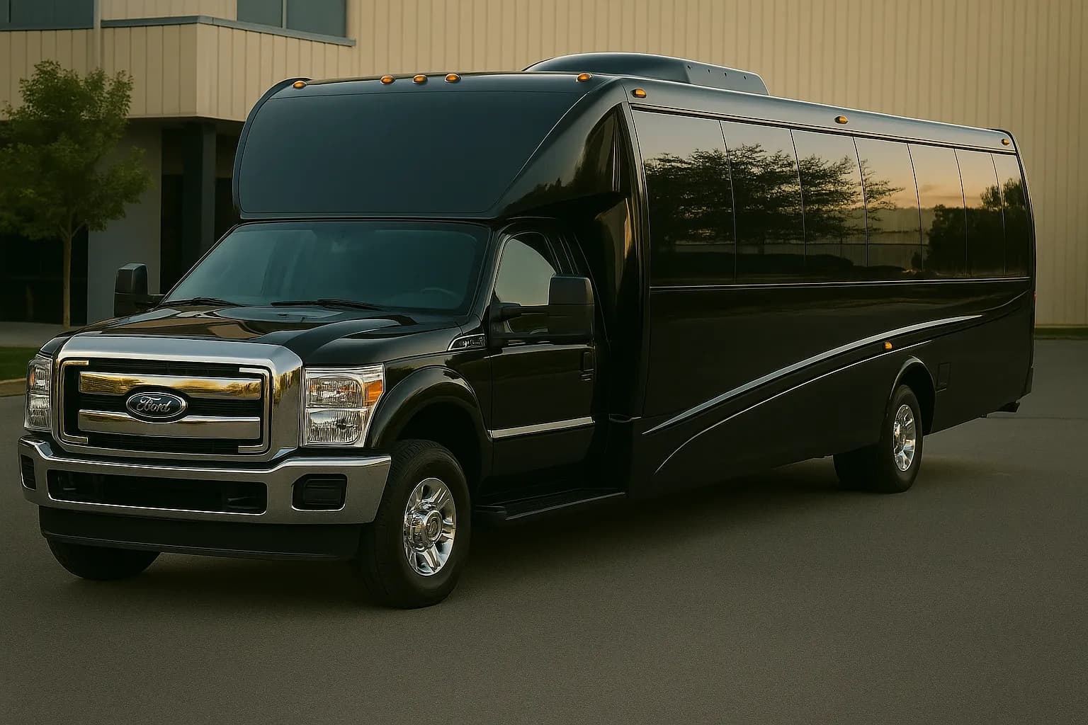 24 Passenger Shuttle Bus exterior