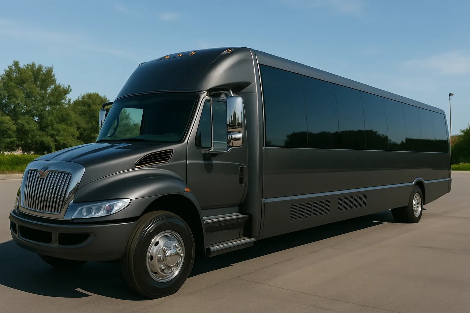 40 Passenger Party Bus exterior