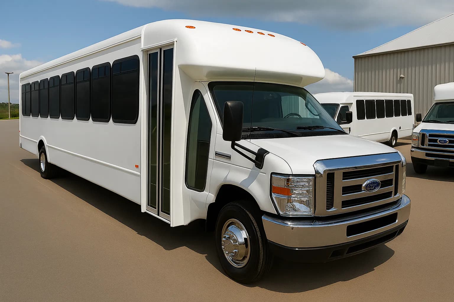 46 Passenger Shuttle Bus exterior