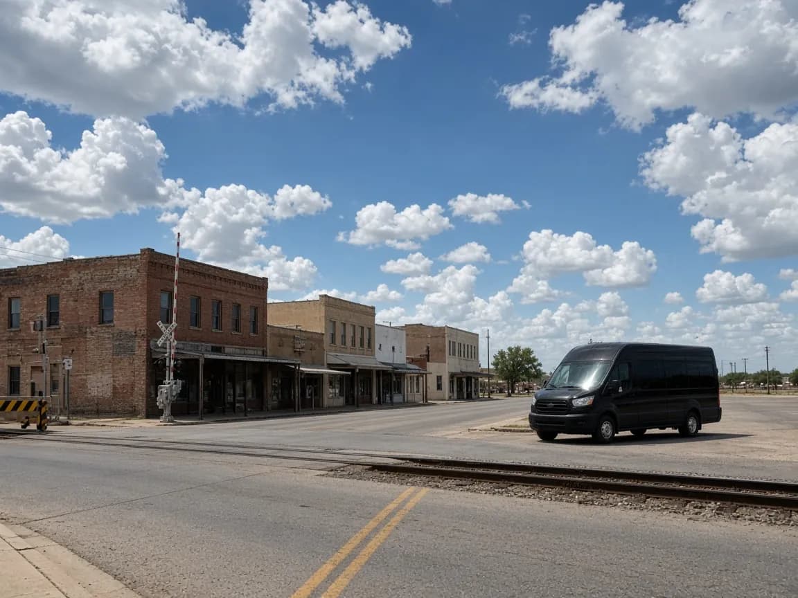 Group transportation serving Rosenberg, Texas