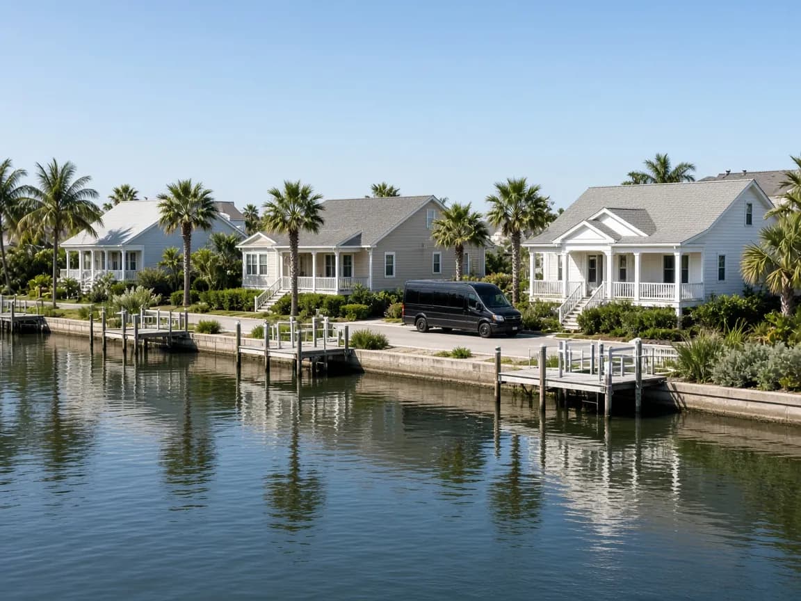 Group transportation serving Seabrook, Texas