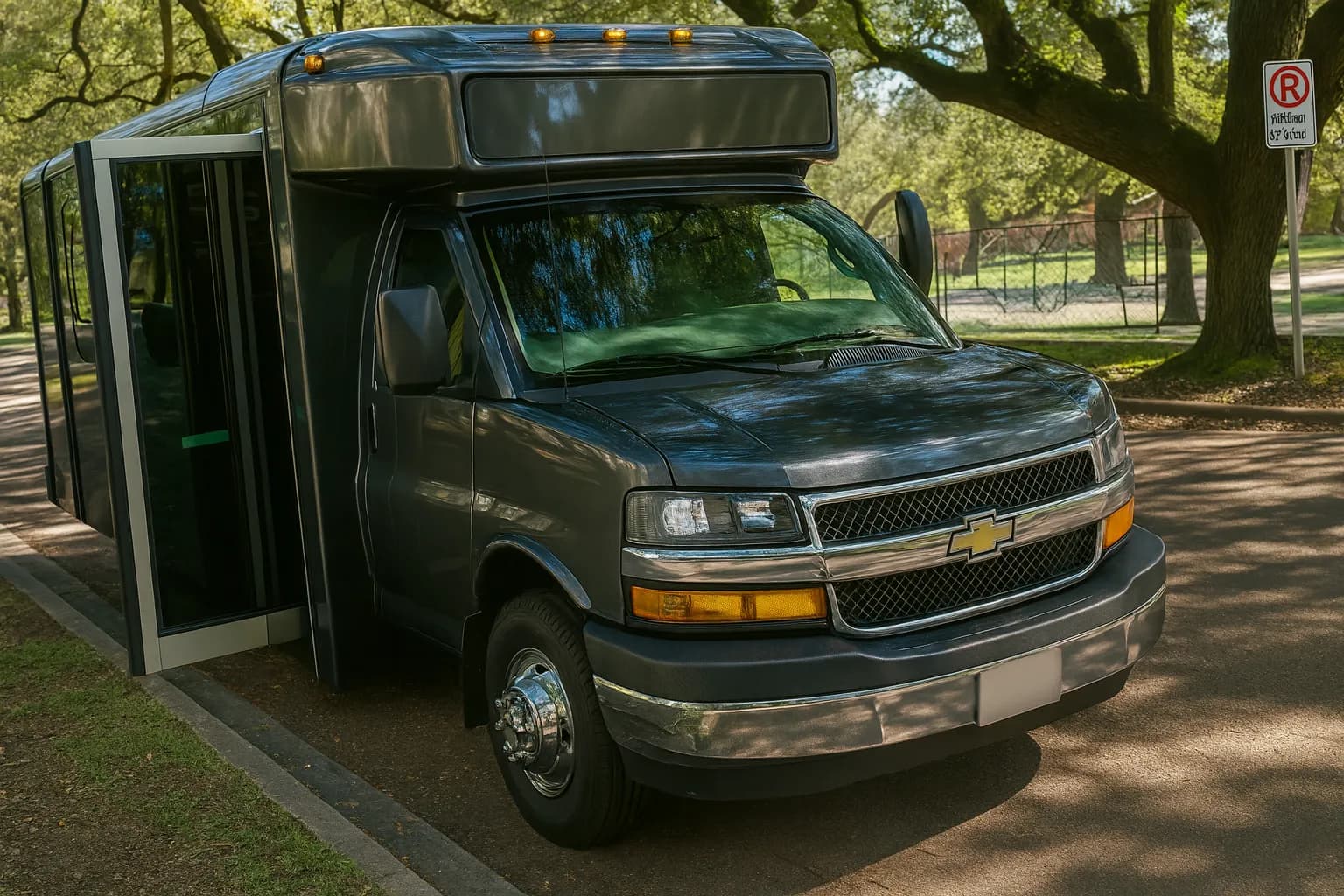 16 Passenger Party Bus exterior