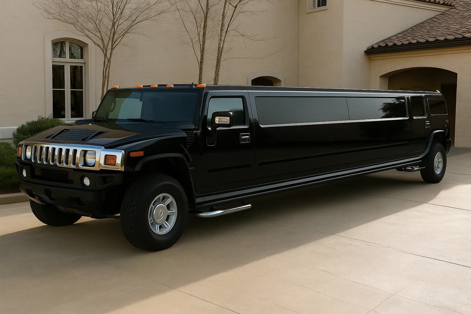 20 Passenger Hummer Limo exterior