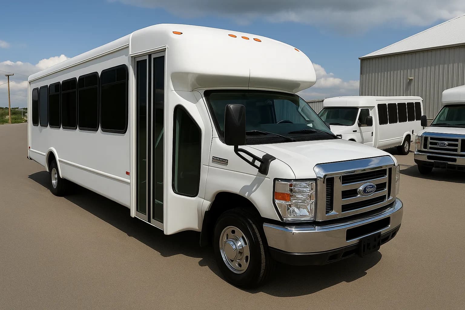 22 Passenger Shuttle Bus exterior