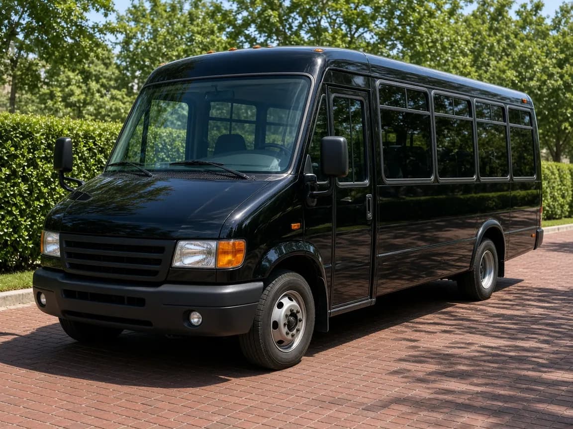 30 Passenger Shuttle Bus exterior