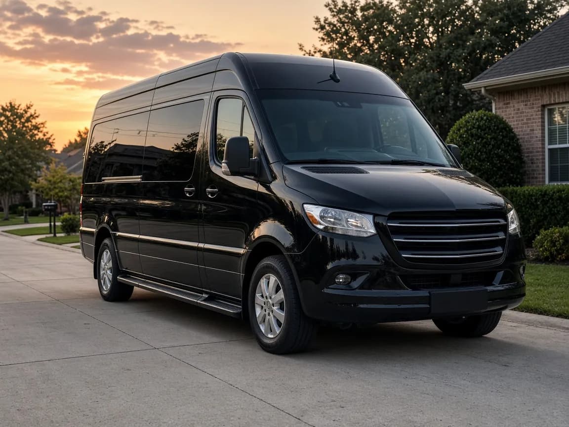 8 Passenger Limo Sprinter exterior