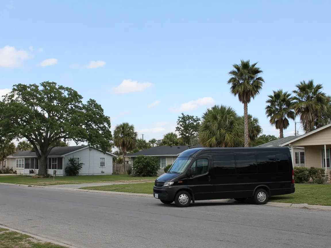 Group transportation serving La Marque, Texas