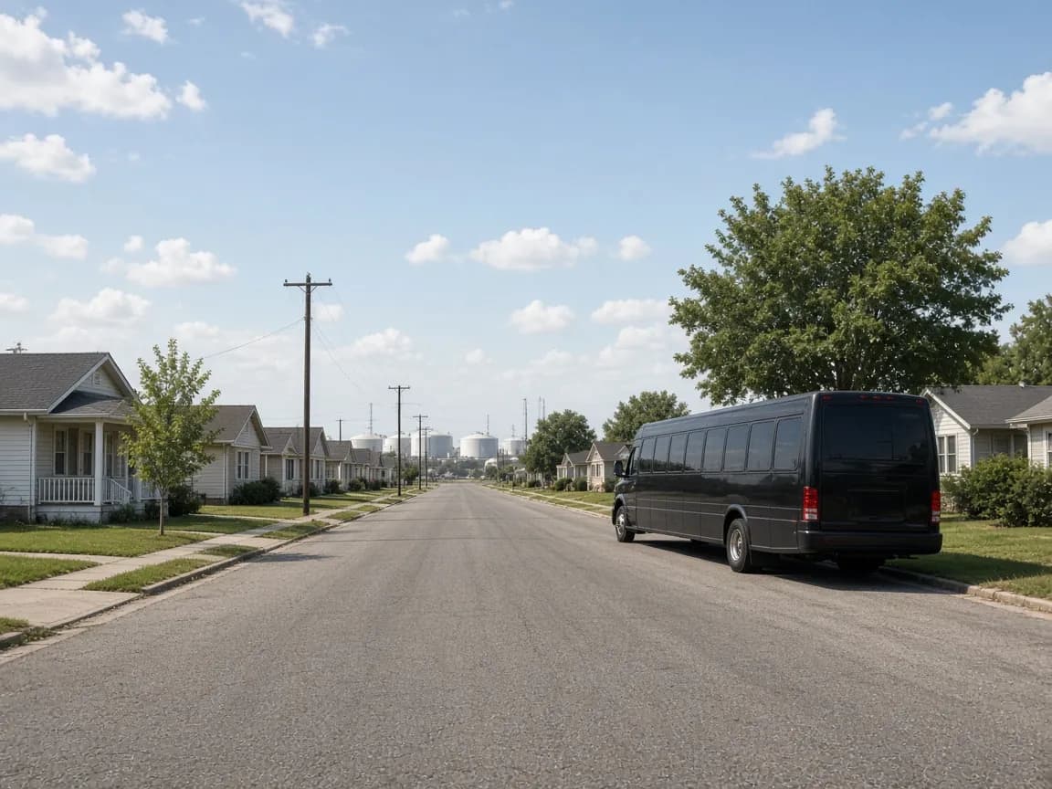 Group transportation serving Mont Belvieu, Texas