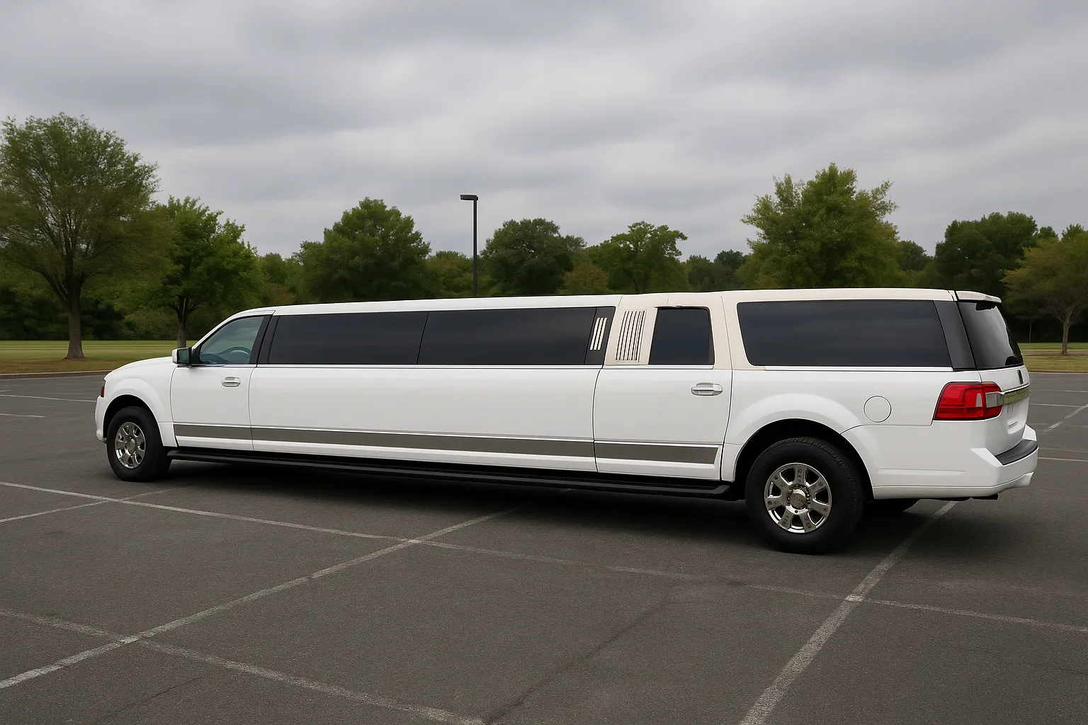 14 Passenger Navigator Limo exterior