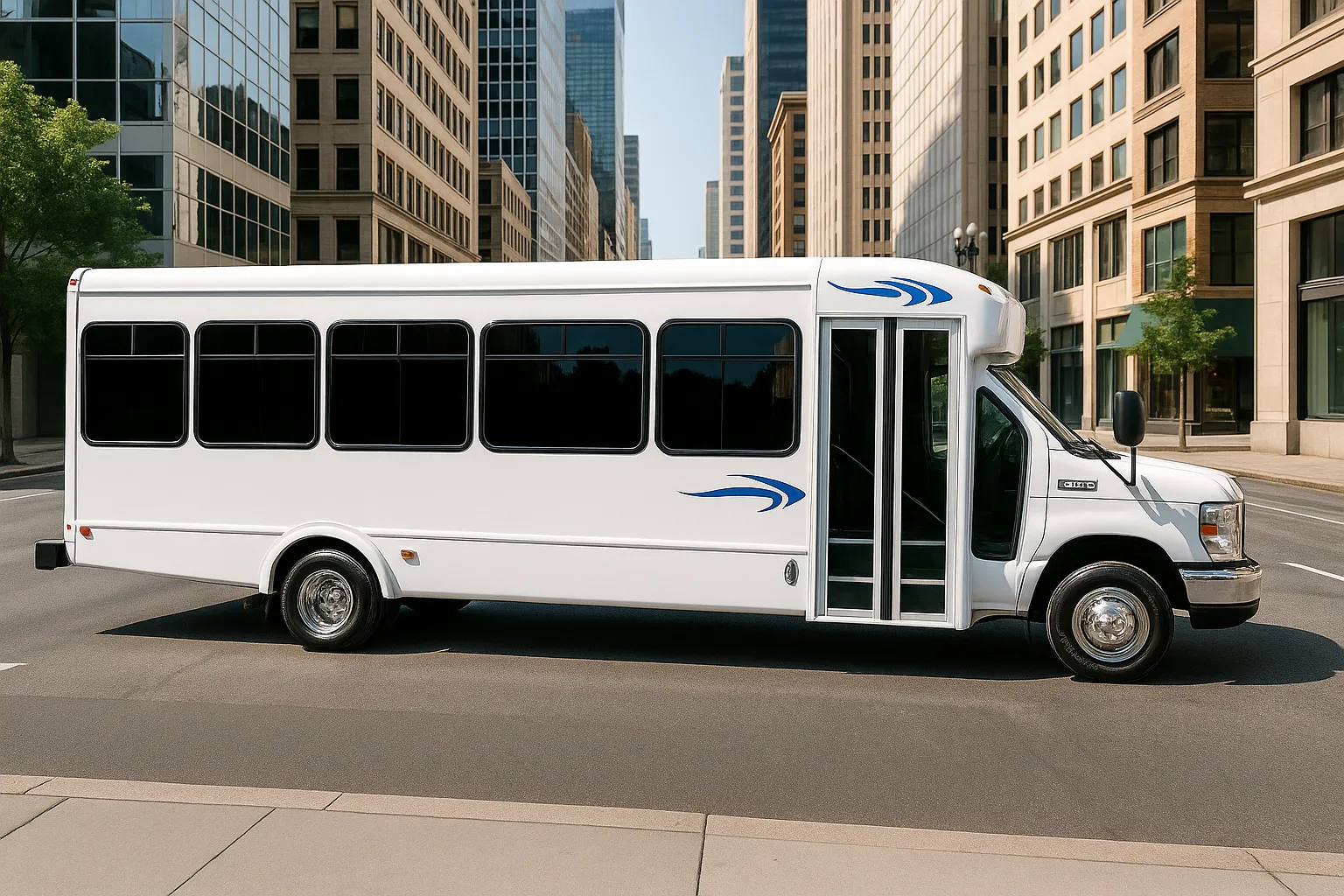16 Passenger Shuttle Bus exterior