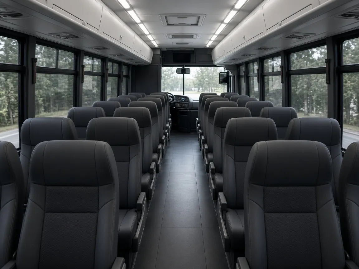 20 Passenger Shuttle Bus Interior