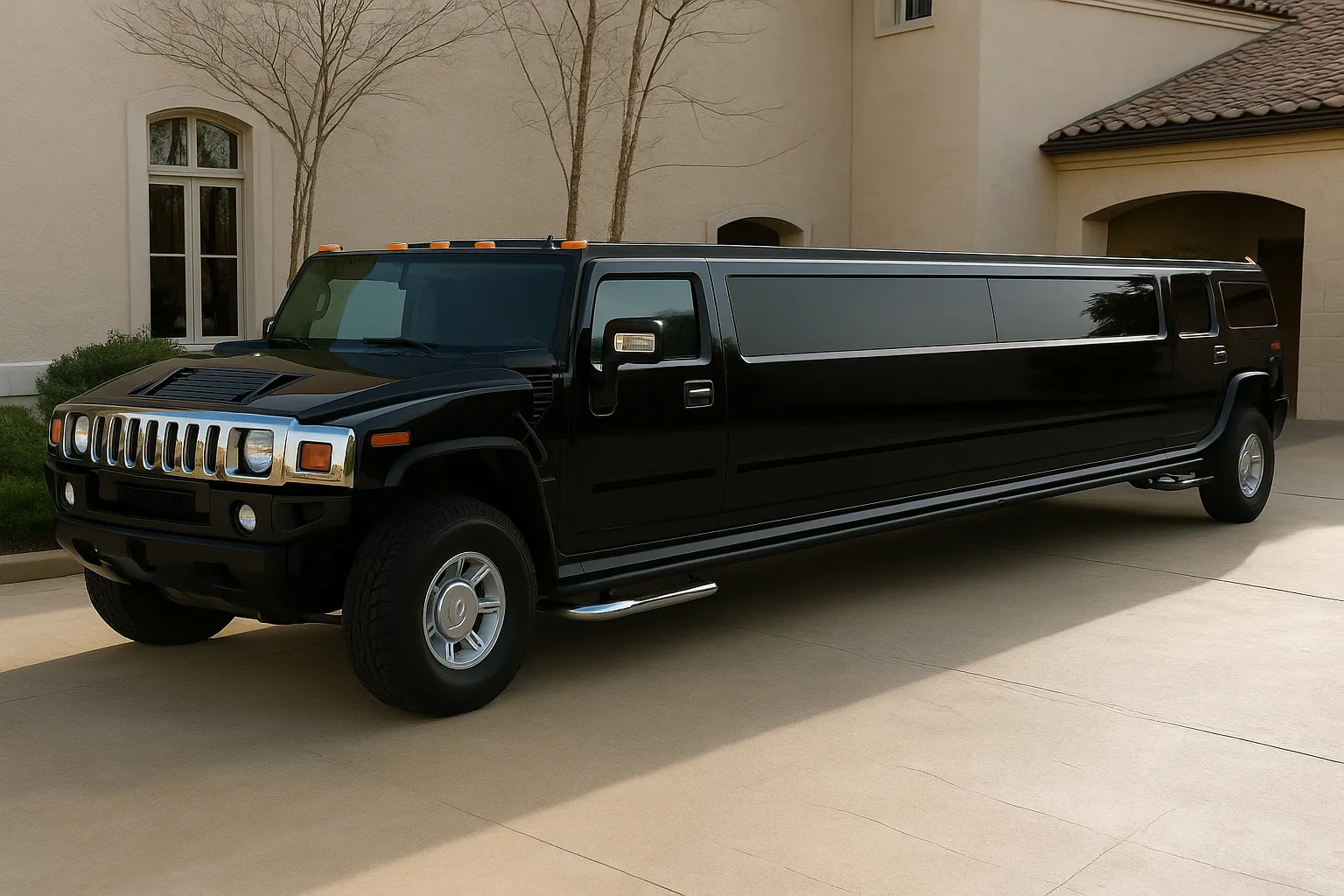20 Passenger Hummer Limo exterior