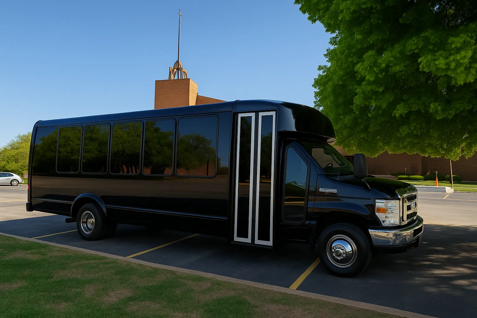 22 Passenger Party Bus exterior