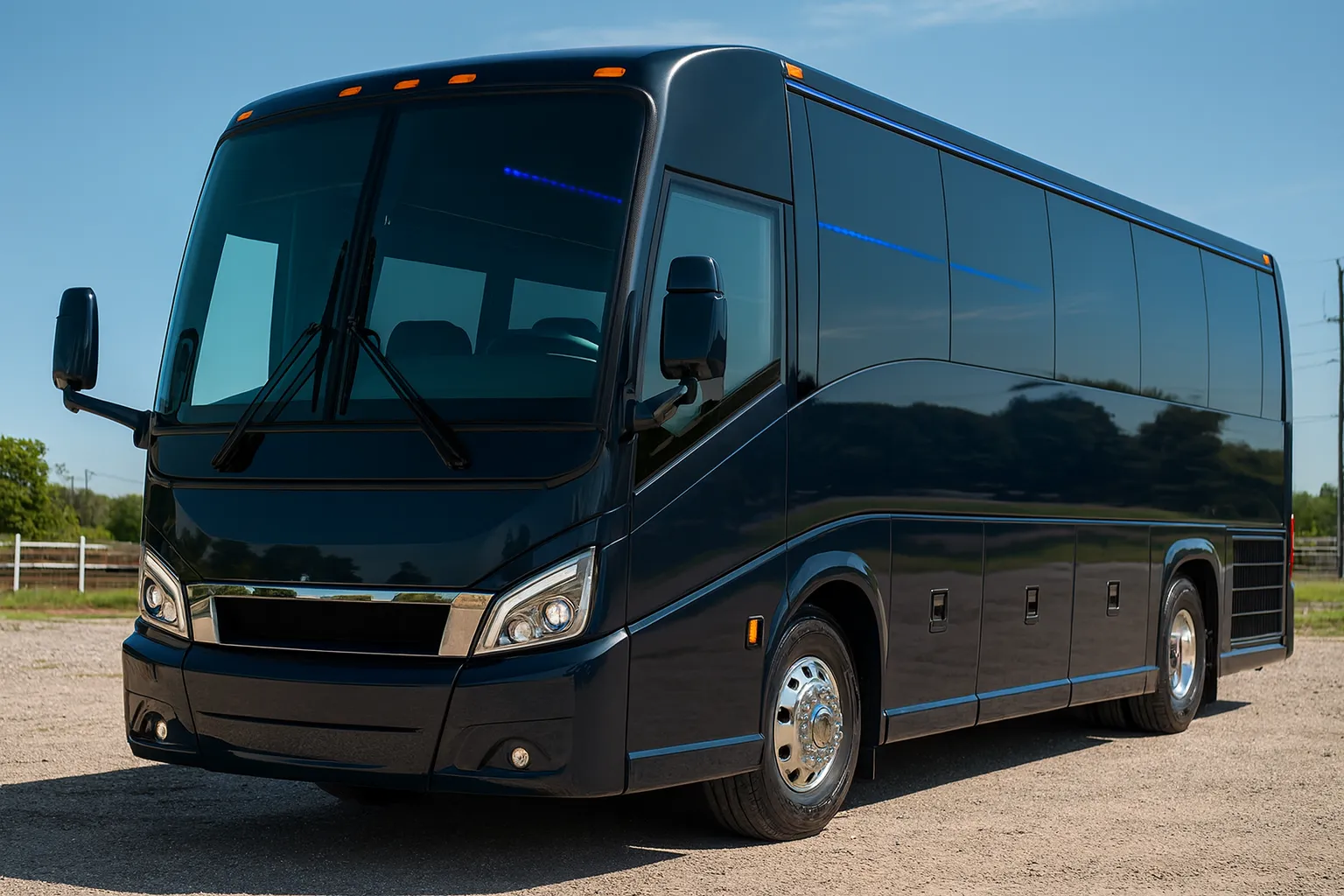 34 Passenger Shuttle Bus exterior