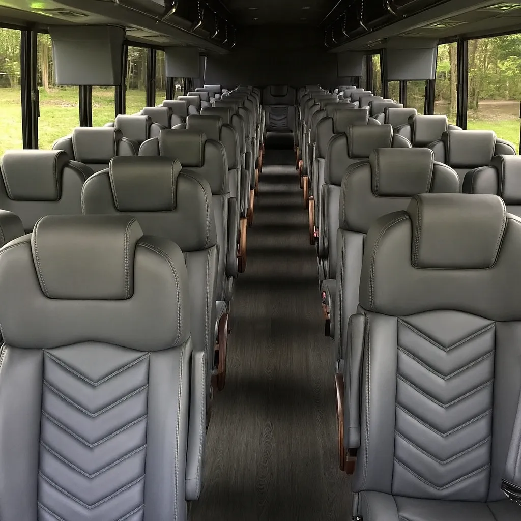 42 Passenger Shuttle Bus Interior
