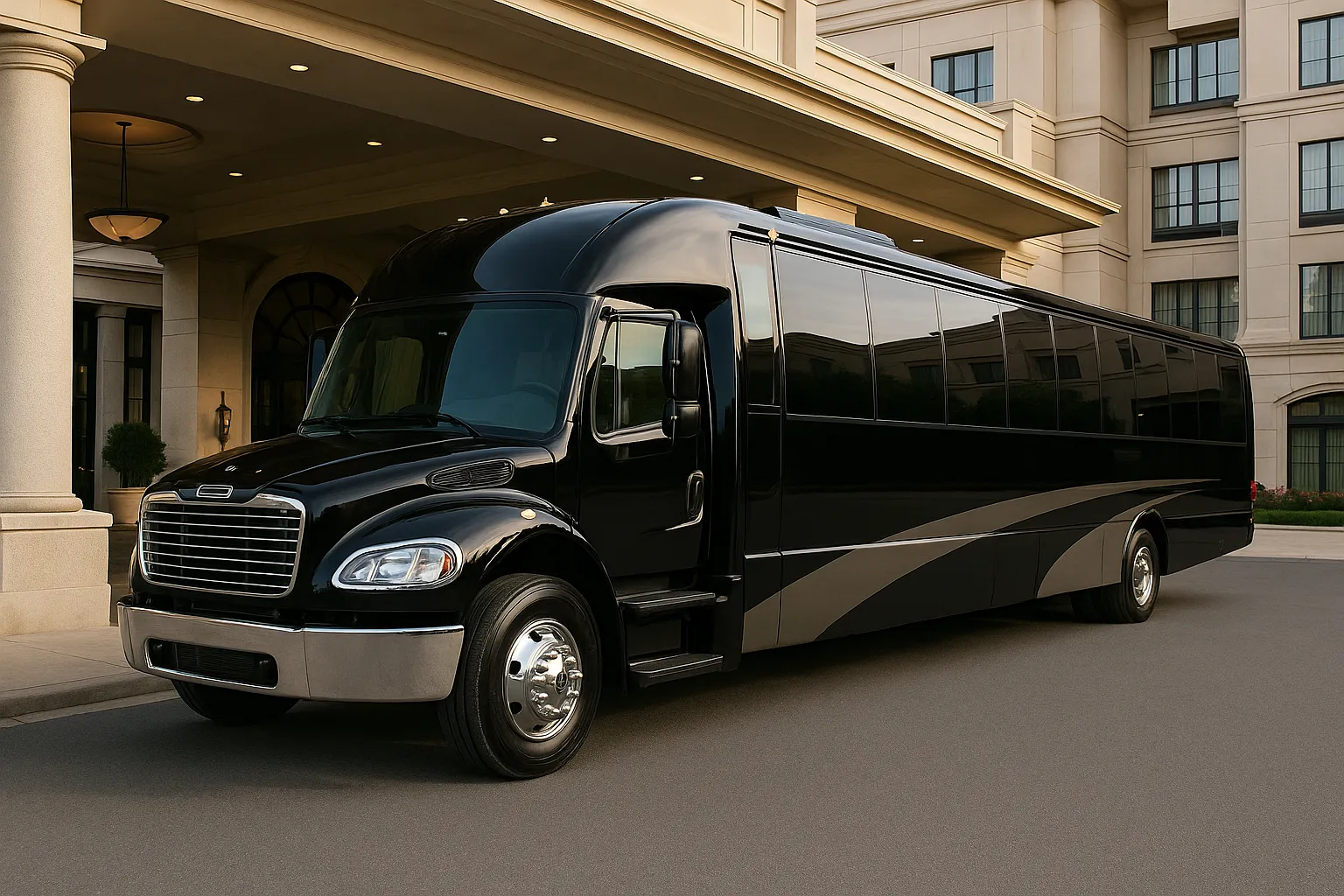 44 Passenger Shuttle Bus exterior