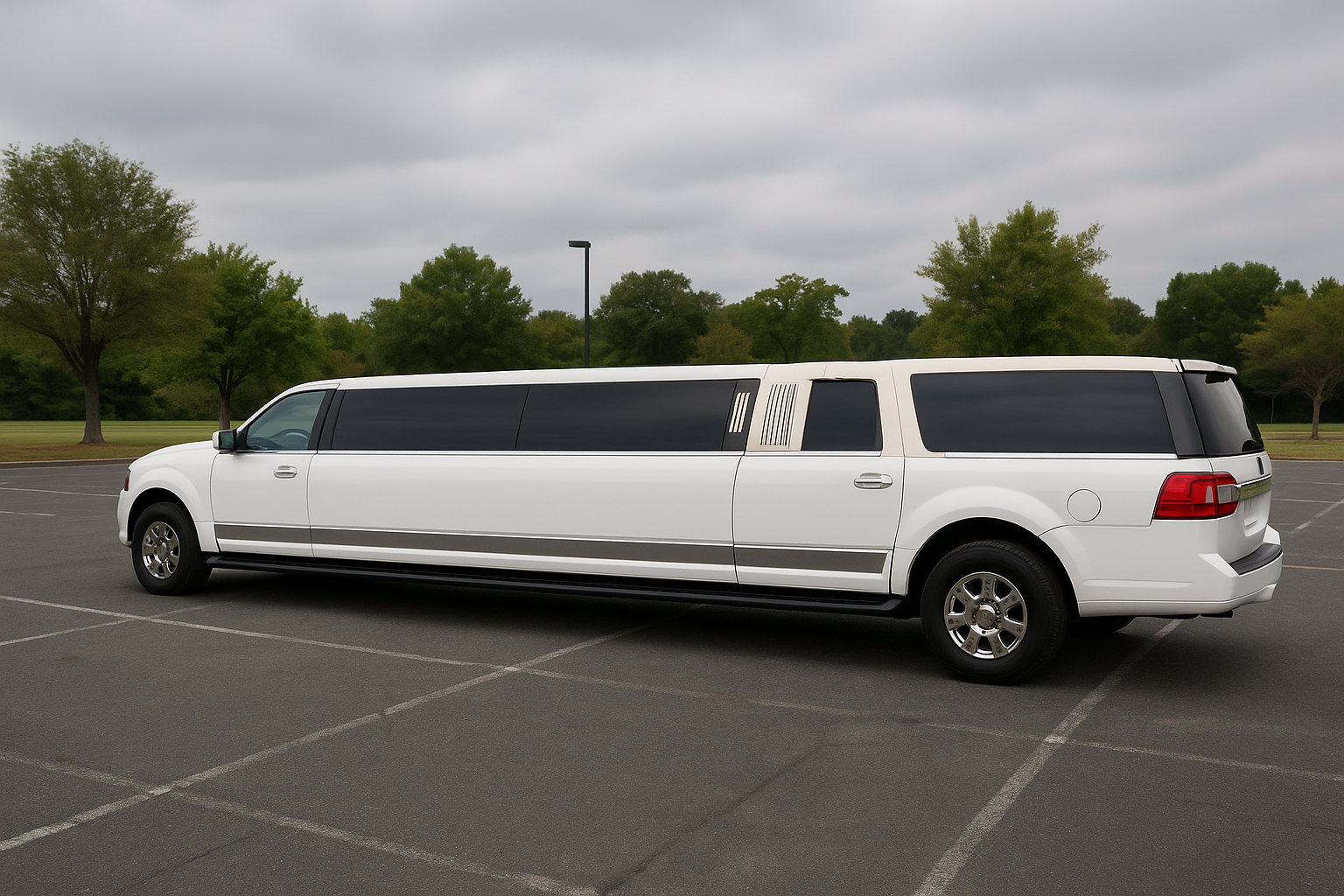 14 Passenger Limo exterior
