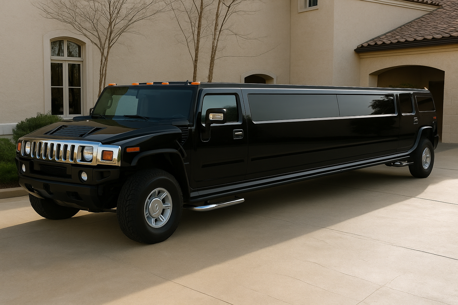 20 Passenger Hummer Limo exterior