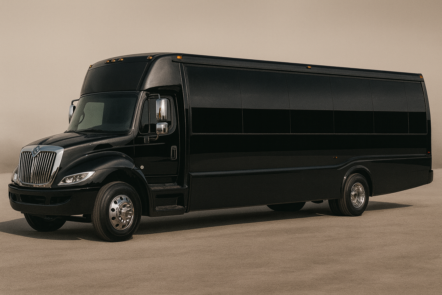 32 Passenger Party Bus exterior